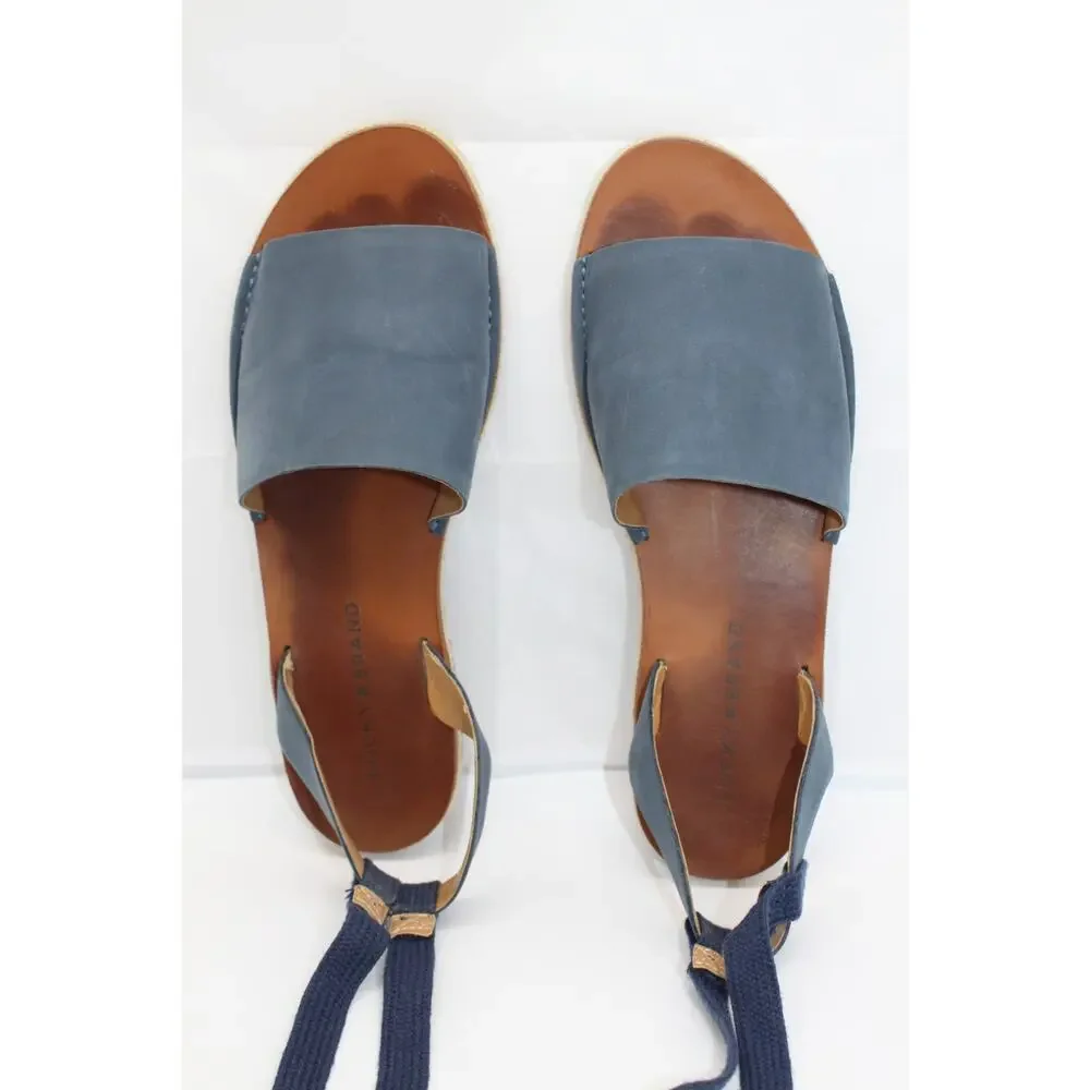 Lucky Brand‎ LK-Daytah Dark Chambray Blue Espadrille Sandals Shoes Size 9M